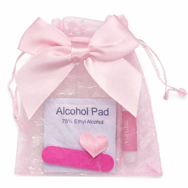 accessories-pink-bag-sticky-tabs-nail-glue-cuticle-pusher-nail-file-alcohol-wipe