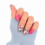 pink-short-square-press-on-nails-with-flowers
