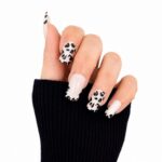 ivory-leopard-medium-square-press-on-nails-on-hand