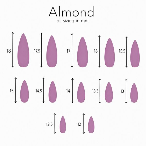 short-almond-size-chart