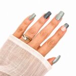 silver-glitter-green-medium-square-size-press-on-nails