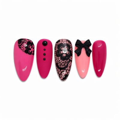 fuchsia-noir-couture-black-lace-handmade-press-on-nails-au-from-glamour-woman