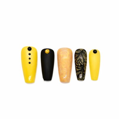 golden-noir-muse-handmade-press-on-nails