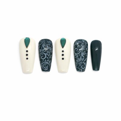 imperial-poise-handmade-emerald-press-on-nails-au-glamour-woman-premium-nails