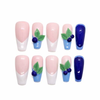 midnight-berry-blue-and-white-nails-premium-handmade-press-on-nails