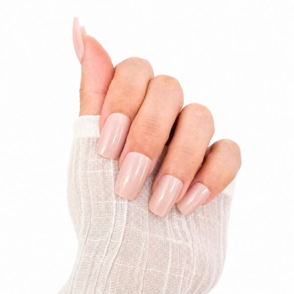 blush-pearl-press-on-nails-on-hand