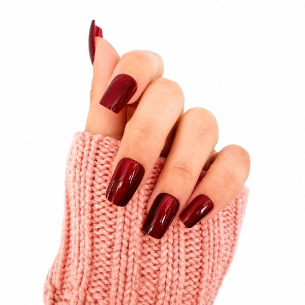 cherry-temptation-press-on-nails-on-hand
