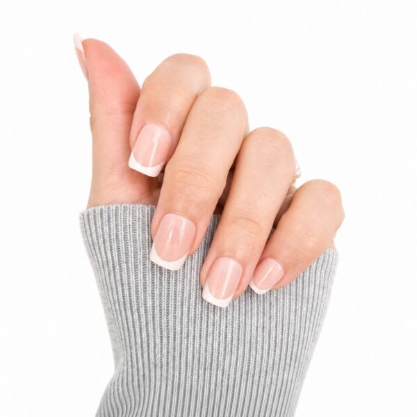eloane-blanc-white-french-tip-nails-on-hand