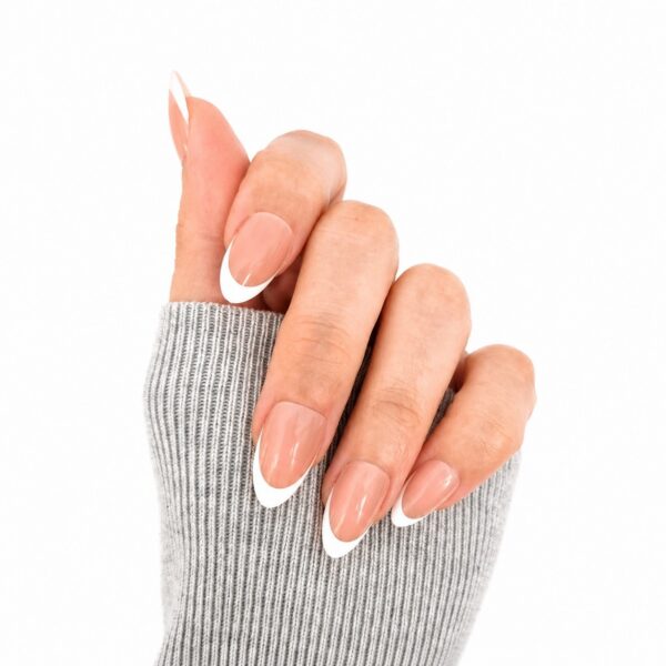 pure-allure-french-tip-nails-on-hand